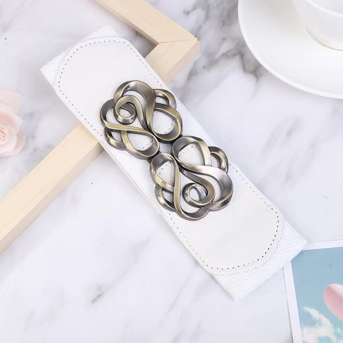 Jewelry WholesaleWholesale rose pattern pair buckle waist wide belt women JDC-WB-FangH006 Bracelet 芳蕙 %variant_option1% %variant_option2% %variant_option3%  Factory Price JoyasDeChina Joyas De China