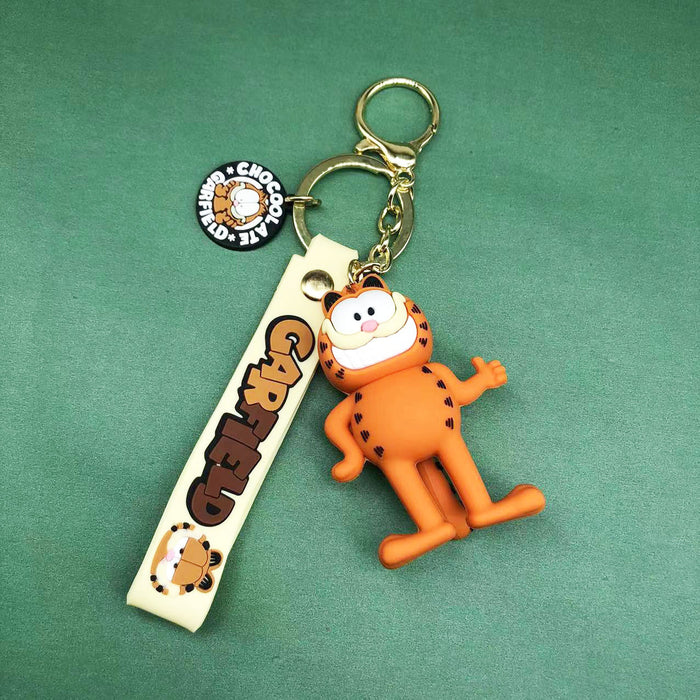 Wholesale Keychain PVC Cute Cartoon Cat Pendant MOQ≥2 (M) JDC-KC-XSZ010