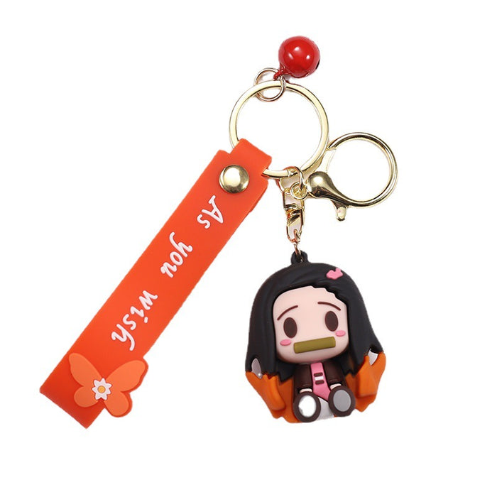 Wholesale Cartoon Anime Cute Silicone Keychain (M) JDC-KC-YMeng005