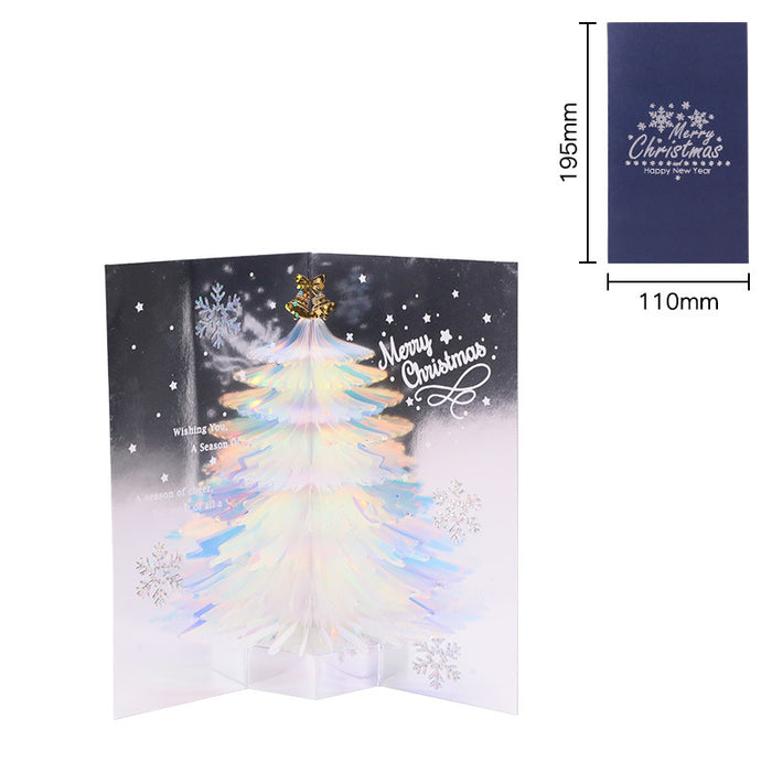 Wholesale Greeting Cards 3D Creative Christmas Cards JDC-GC-LiD001