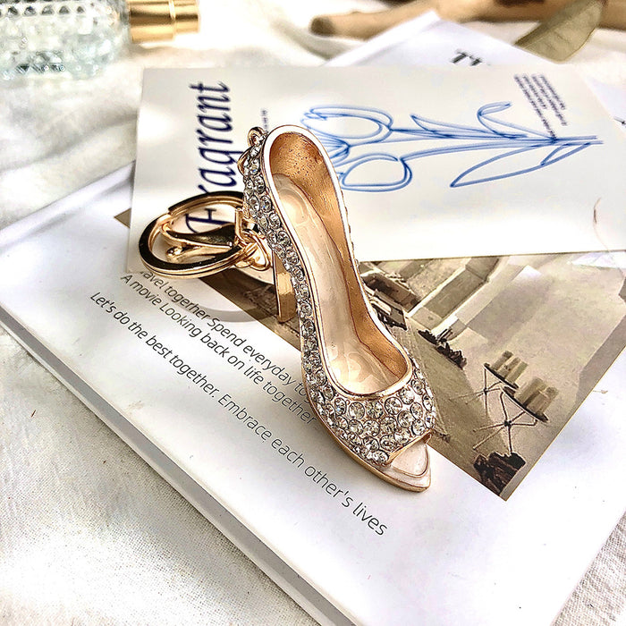 Jewelry WholesaleWholesale Rhinestone Alloy High Heels Keychain MOQ≥2 JDC-KC-ChaoK002 Keychains 超凯 %variant_option1% %variant_option2% %variant_option3%  Factory Price JoyasDeChina Joyas De China