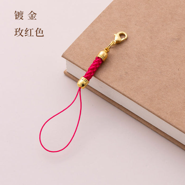 Wholesale Keychain Iron Polyester Handmade Material Accessories Lanyard 10pcs JDC-KC-JuZ002