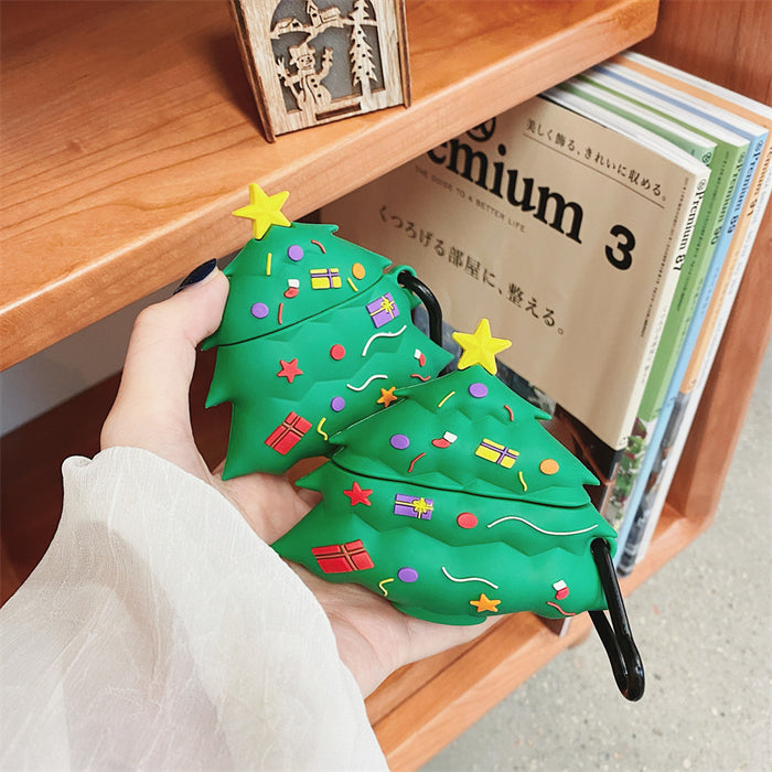 Wholesale Headphone Shell Silicone Cute Stereo Christmas Tree JDC-EPC-NYJ005