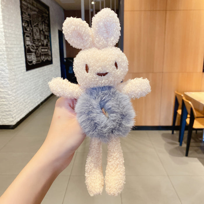 Jewelry WholesaleWholesale stereo bear bunny plush hair ring JDC-HS-GSHX063 Hair Scrunchies 恒曦 %variant_option1% %variant_option2% %variant_option3%  Factory Price JoyasDeChina Joyas De China