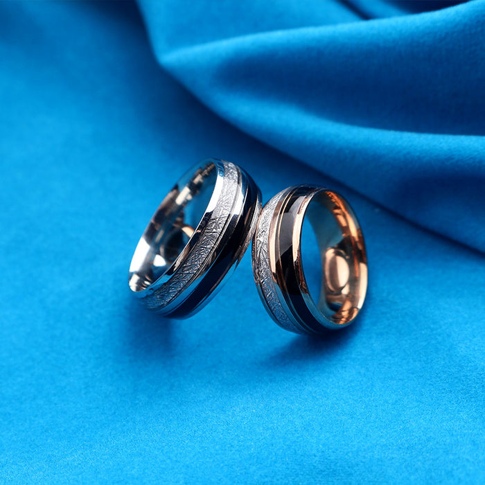 Wholesale Rings Stainless Steel Bicolor MOQ≥2 JDC-RS-HuH005