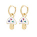 Jewelry WholesaleWholesale multi-color drop oil mushroom earrings JDC-ES-YiD004 Earrings 宜达 %variant_option1% %variant_option2% %variant_option3%  Factory Price JoyasDeChina Joyas De China