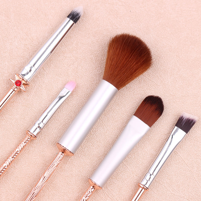 Wholesale Cartoon Man-made Fiber Makeup Brush Set (M) MOQ≥3 JDC-MB-GYu010