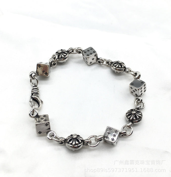 Wholesale Bracelet Copper Cross Dice Couple Trend JDC-BT-XBK001