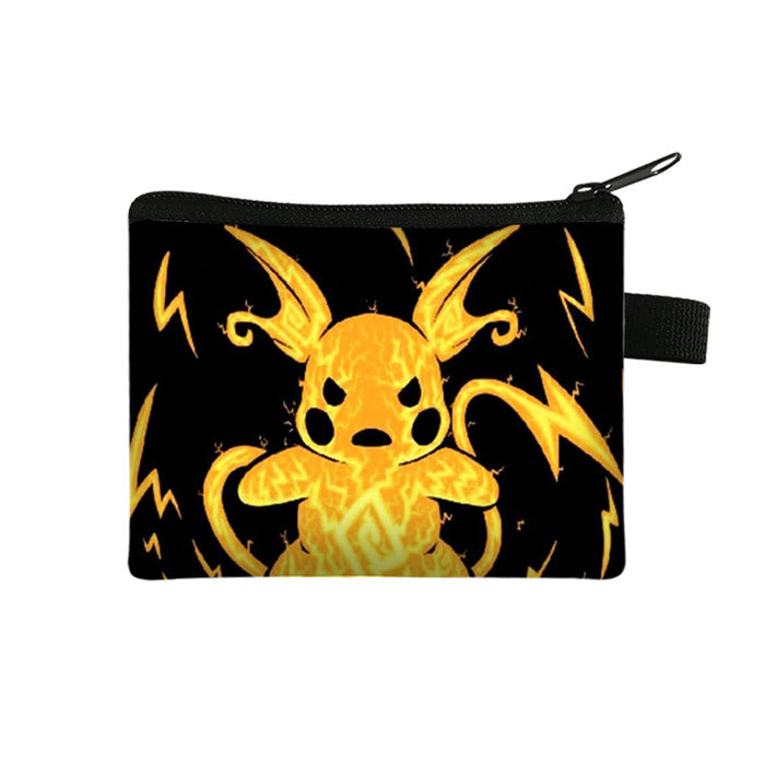 Wholesale game peripheral polyester coin purse pikachu printing JDC-WT-Rongfei001