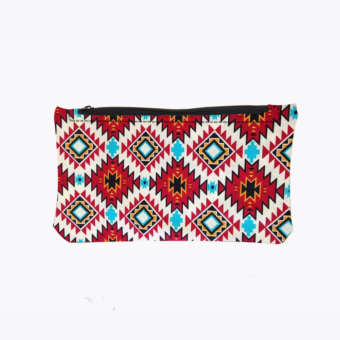 Wholesale Wallet PU Short Ethnic Style Print Zipper MOQ≥3 JDC-WT-Dengxin014