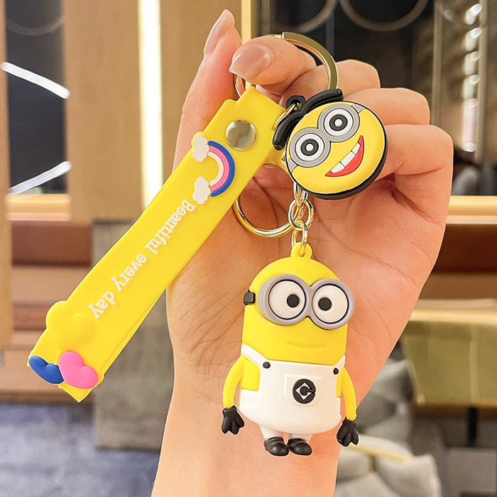 Wholesale Cartoon Silicone Doll Keychain JDC-KC-BXin004