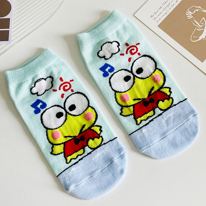 Wholesale cartoon socks straight cute pumps JDC-SK-CYu012