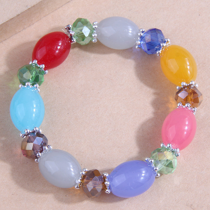 Wholesale Simple Versatile Crystal Resin Bracelet JDC-BT-WY138