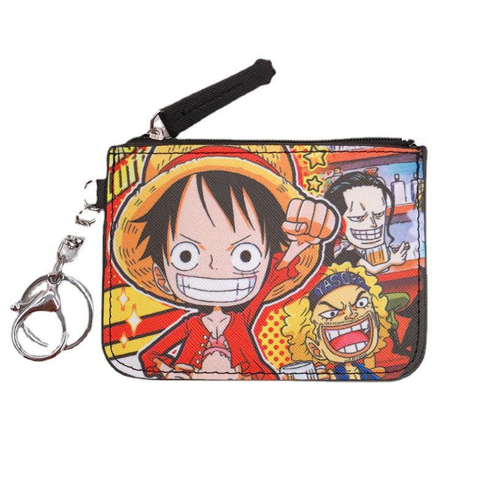 Wholesale Cartoon PU Card Holder Coin Purse Keychain (M) JDC-KC-YaLL010