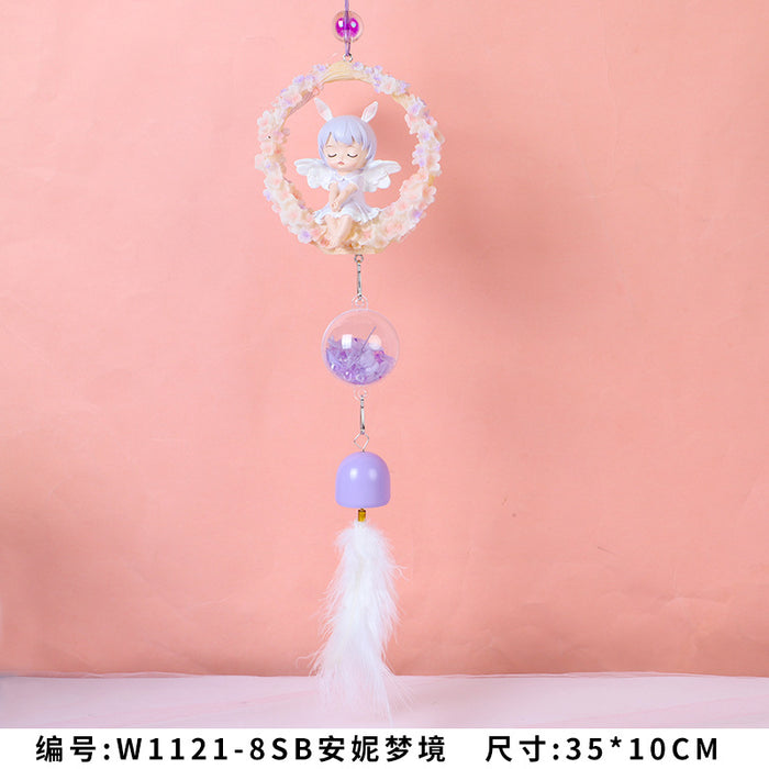 Wholesale Dream Catcher Cute Glowing Cartoon Little Lucky Wind Chime MOQ≥2 JDC-DC-Shangs001