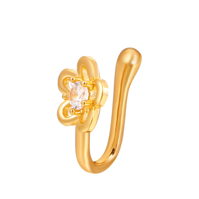 Jewelry WholesaleWholesale U Shaped Zircon Copper Nose Clip JDC-NS-D012 Piercings 晴雯 %variant_option1% %variant_option2% %variant_option3%  Factory Price JoyasDeChina Joyas De China