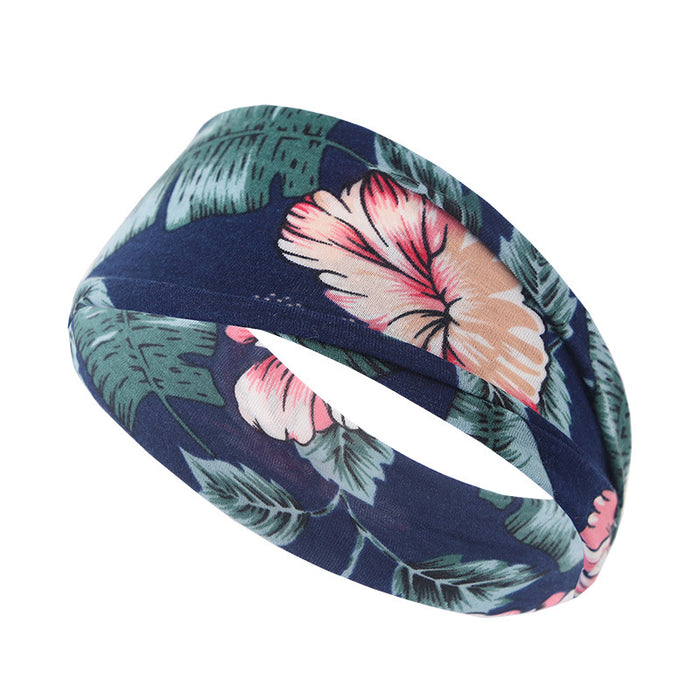 Wholesale Elastic Cross Fabric Headband JDC-HD-FAB003