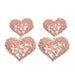 Jewelry WholesaleWholesale Multilayer Heart Shaped Alloy Color Rhinestone Earrings JDC-ES-JL944 Earrings 氿乐 %variant_option1% %variant_option2% %variant_option3%  Factory Price JoyasDeChina Joyas De China