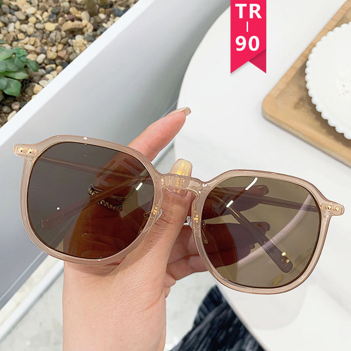 Wholesale Tan TR90 Sunglasses  JDC-SG-PLS077