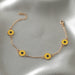 Jewelry WholesaleWholesale Alloy Sunflower Daisy Anklet JDC-AS-D016 Anklet 晴雯 %variant_option1% %variant_option2% %variant_option3%  Factory Price JoyasDeChina Joyas De China