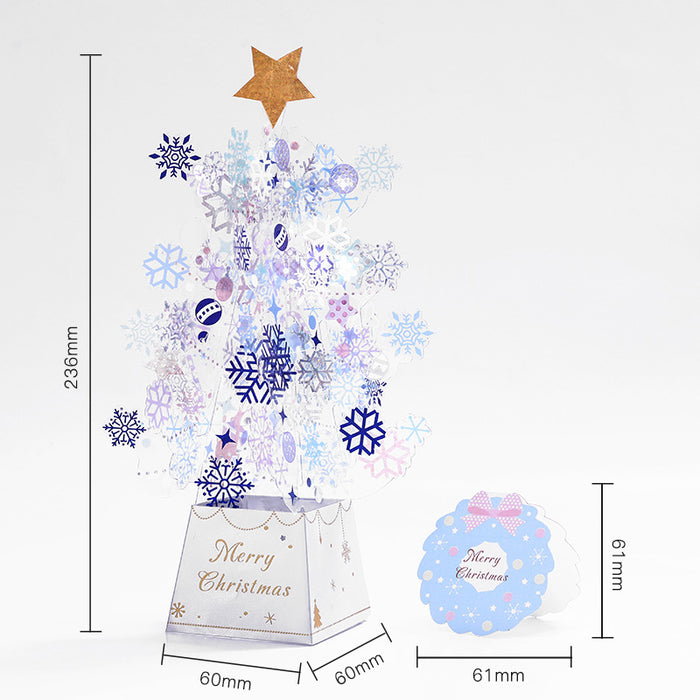 Wholesale Greeting Cards 3D Creative Christmas Cards JDC-GC-LiD001