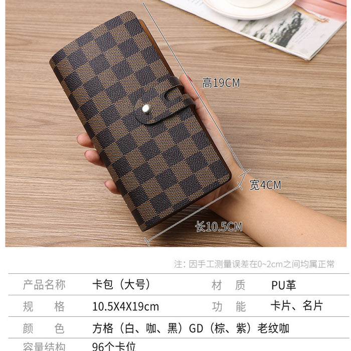 Wholesale Wallet PU Printing Long Multi-card Slot MOQ≥3 JDC-WT-LiT002