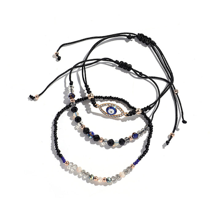 Wholesale Hand Woven Eye Lucky Blue Eye Bracelet JDC-BT-ZengZ014