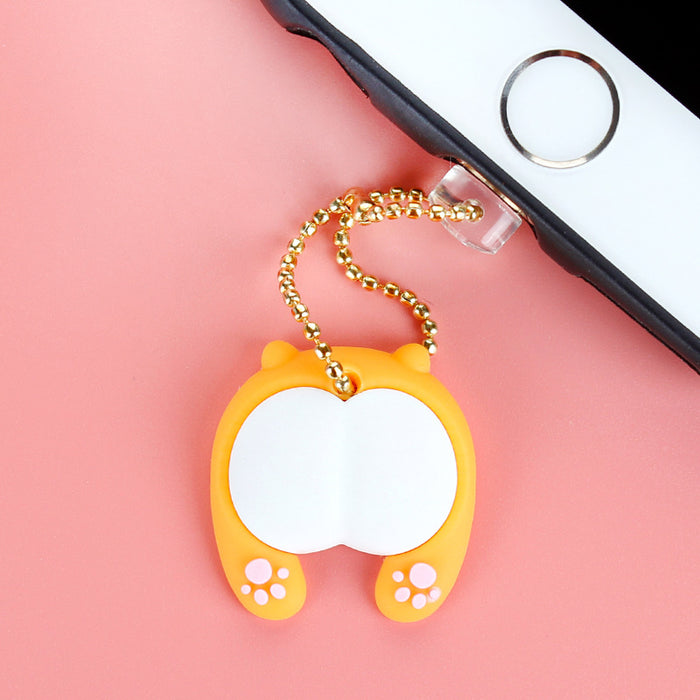 Wholesale Mobile Phone Dust Plug PVC Cute Cartoon Pendant MOQ≥3 JDC-PC-ZhongJ003