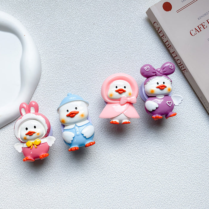 Wholesale Back Sticker Cute Duck Retractable Phone Holder JDC-PS-BaiY031