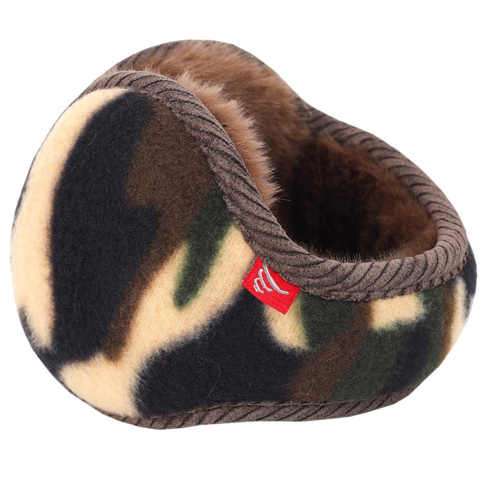 Wholesale Earmuff Plush Warm Camo Leopard Print JDC-EF-TianC001