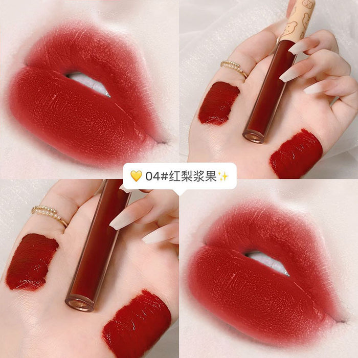 Jewelry WholesaleWholesale matte matte air ice cream velvet lip glaze JDC-MK-Minf002 lipstick 闵妃 %variant_option1% %variant_option2% %variant_option3%  Factory Price JoyasDeChina Joyas De China