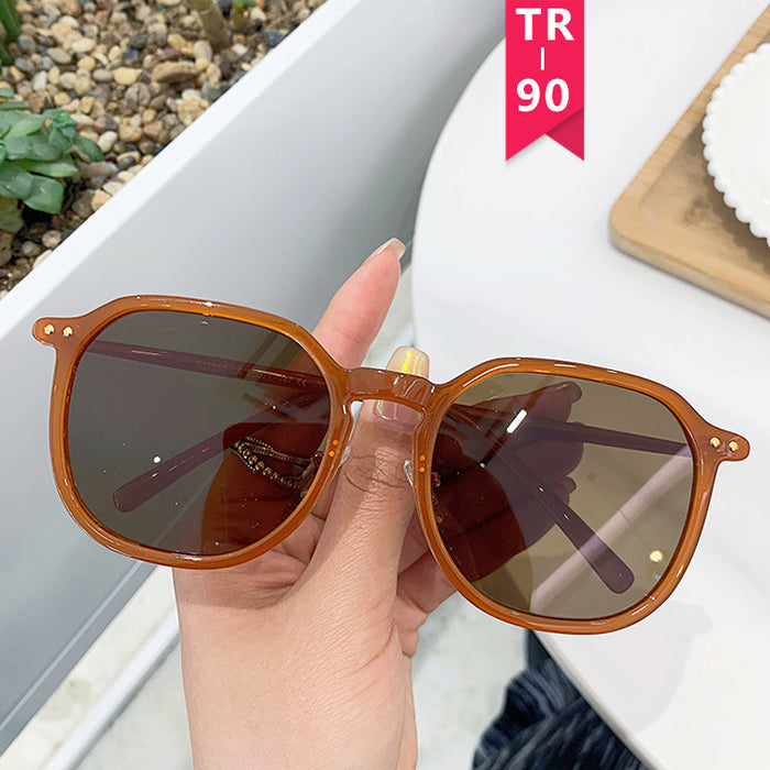 Wholesale Tan TR90 Sunglasses  JDC-SG-PLS077