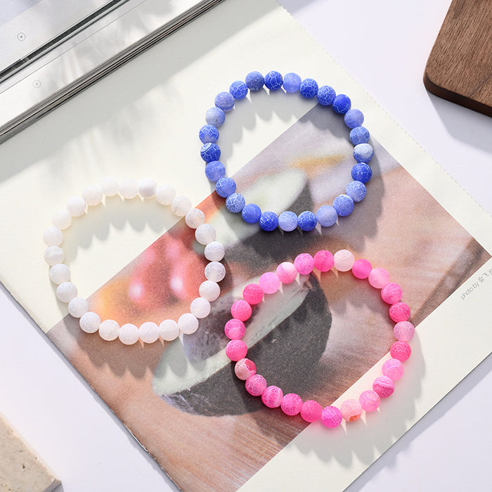 Jewelry WholesaleWholesale Simple Weathered Agate Bracelet Couple Bracelet Agate JDC-BT-YanH007 Bracelet 燕鸿 %variant_option1% %variant_option2% %variant_option3%  Factory Price JoyasDeChina Joyas De China