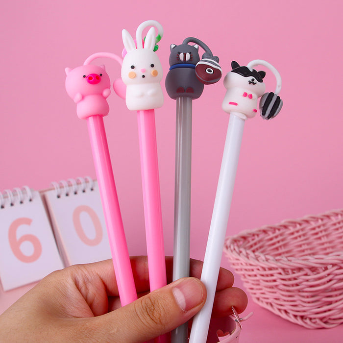 Wholesale Ballpoint Pen Plastic Cute Shake Cartoon MOQ≥2 JDC-BP-QHJ002