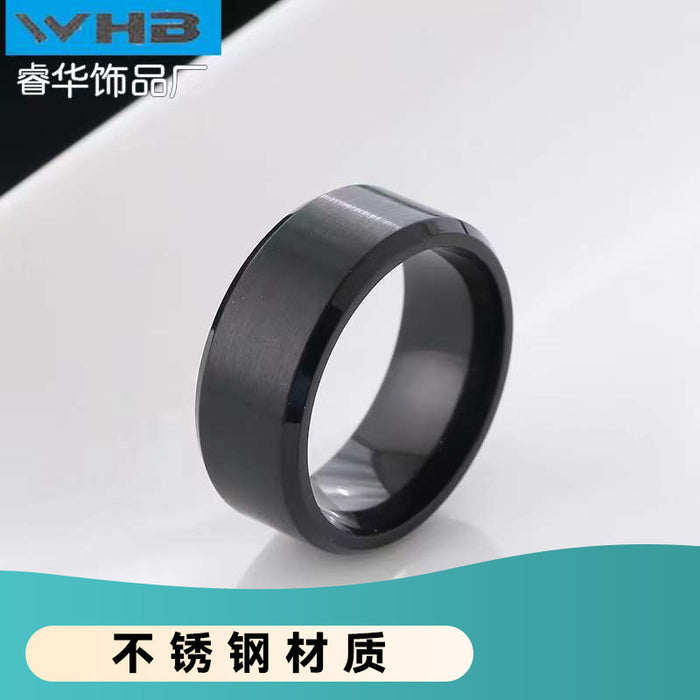 Wholesale Ring Stainless Steel Vintage Hip Hop Men's Ring JDC-RS-RuiH002