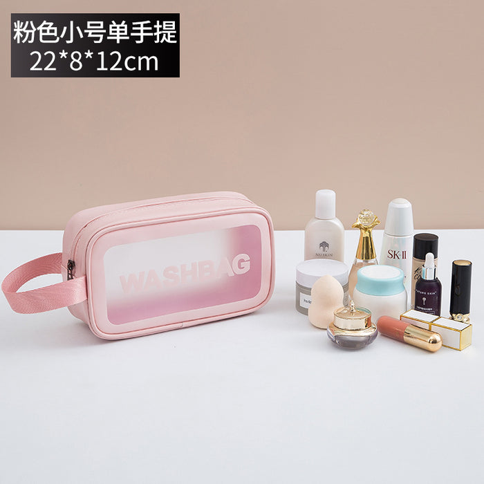 Wholesale Hand PU Scrub Waterproof Cosmetic Bag Portable JDC-CB-JuanD001