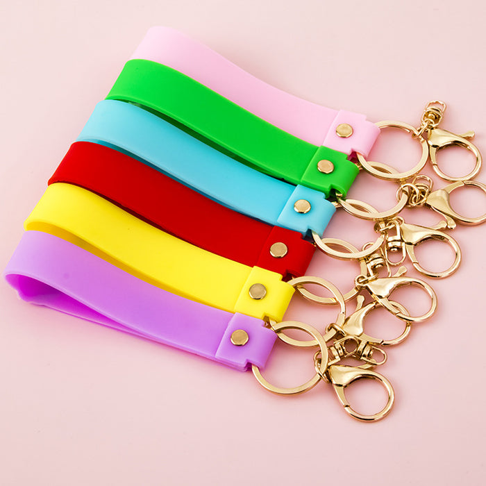 Wholesale Keychains PVC Hardware Cute Lanyard MOQ≥10 JDC-KC-JiK012