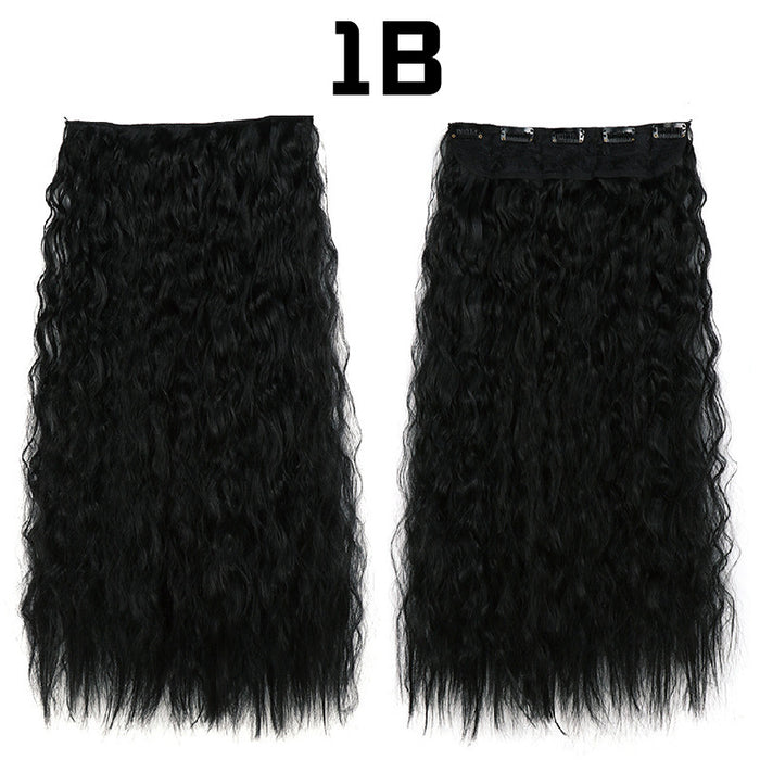 Jewelry WholesaleWholesale High Temperature Silk Wig Pieces Wool Roll Long Hair Extension Pieces JDC-WS-SanY002 Wigs 三盈 %variant_option1% %variant_option2% %variant_option3%  Factory Price JoyasDeChina Joyas De China