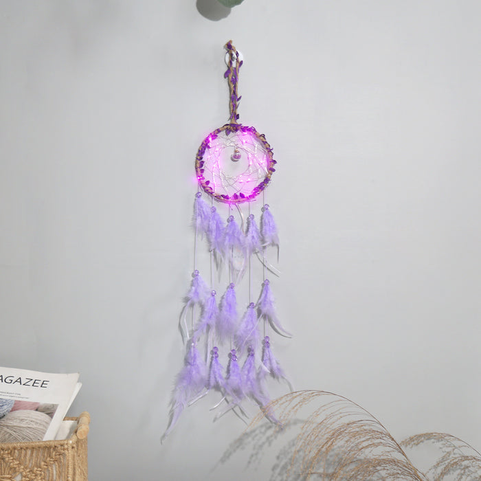 Wholesale Creative Lantern Multicolor Night Light Dreamcatcher Pendant MOQ≥2 JDC-DC-JunX021