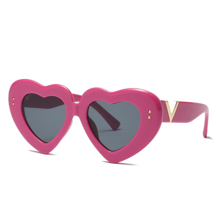 Wholesale sunglasses girls macaron color cute glasses （F)  JDC-SG-HNB008