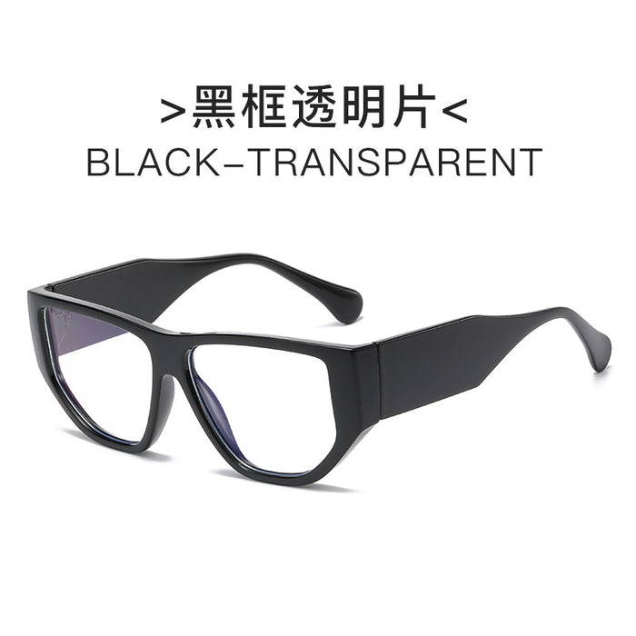 Wholesale Sunglasses PC Polygon Futuristic Floral Color JDC-SG-YuX013