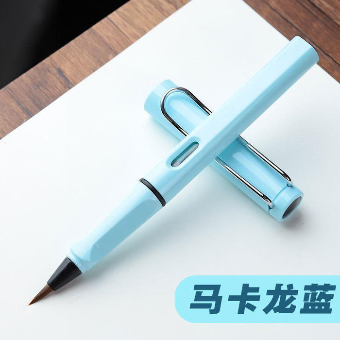 Wholesale Portable Ink Sac Plastic Nylon Hair Brush Pen JDC-PEN-Yongx006