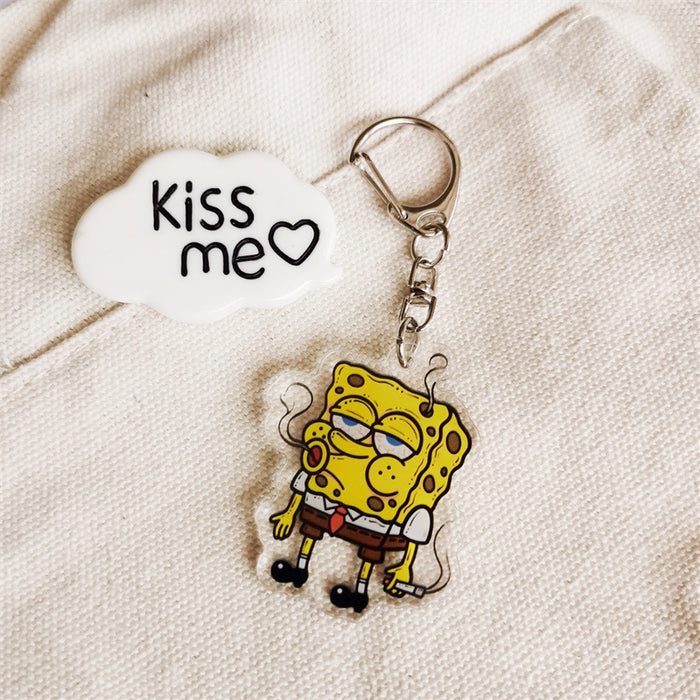 Wholesale Cartoon Acrylic Cute Keychain (M) MOQ≥2 JDC-KC-FPai003