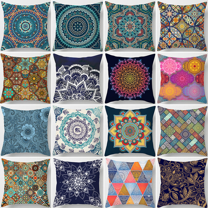 Wholesale Pillowcase Cover Mandala Print Peach Skin Super Soft JDC-PW-Jinze010