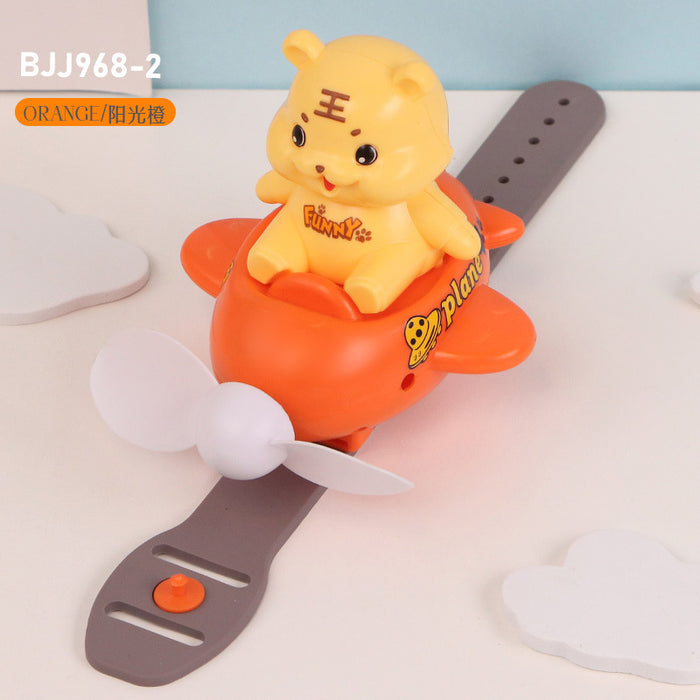 Jewelry WholesaleWholesale Kids Cartoon USB Charging ABS Watch Fan JDC-FAN-TSB001 FAN 拓斯邦 %variant_option1% %variant_option2% %variant_option3%  Factory Price JoyasDeChina Joyas De China