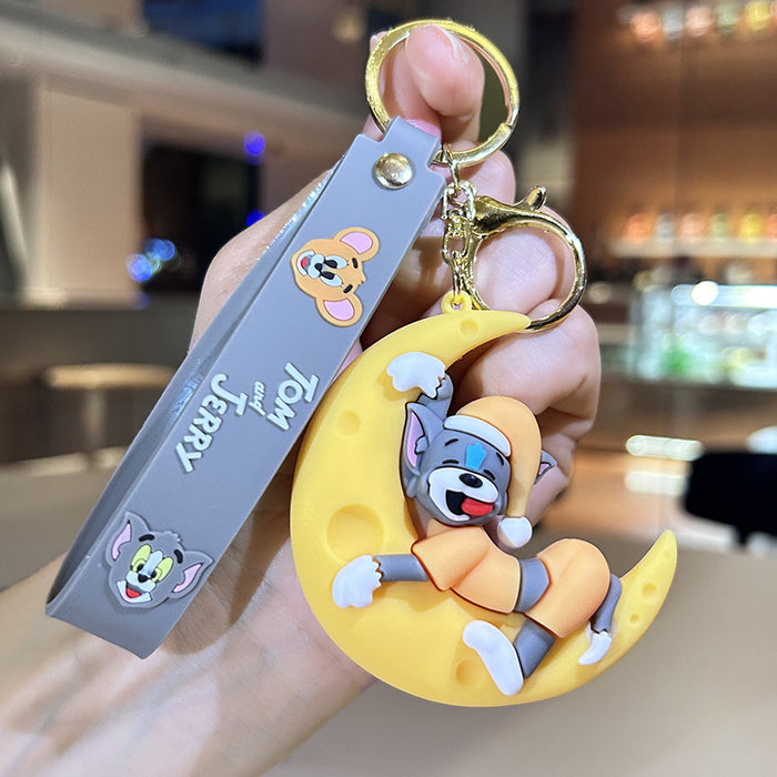 Wholesale Silicone Cartoon Cute Keychain Pendant Keychain JDC-KC-ZiX018