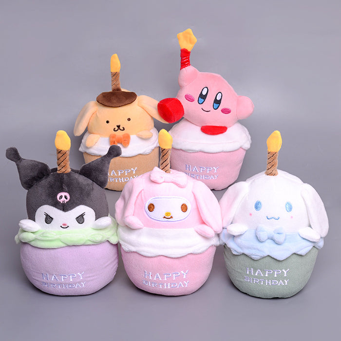 Wholesale Doll Birthday Cake Musical Candle Plush Doll (S) JDC-DO-Tianx002