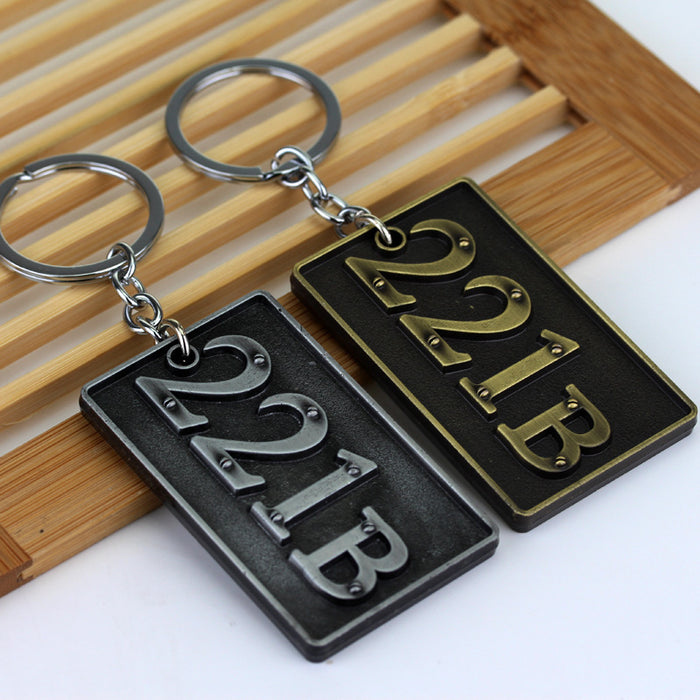 Wholesale apartment keychain alloy pendant JDC-KC-AWen012