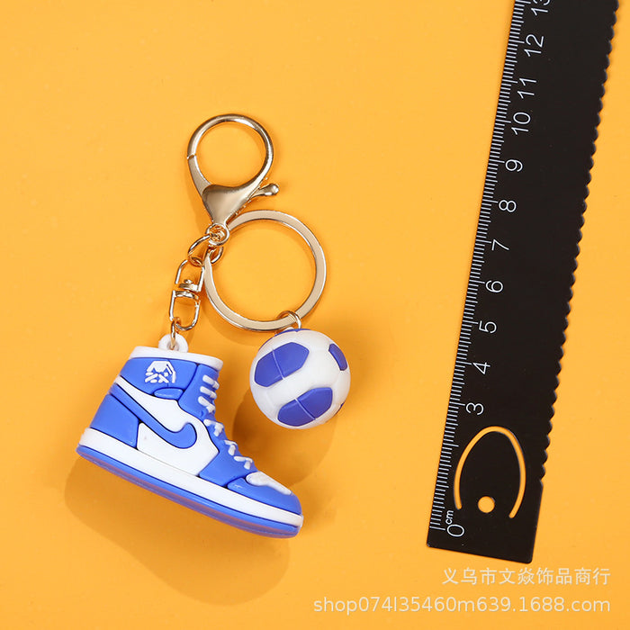Wholesale Creative Football AJ Sneakers Keychain Car Keychain MOQ≥3 (F) JDC-KC-WYan005