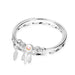 Jewelry WholesaleWholesale Rainbow Dream Catcher White Copper Silver Plating Feather Bracelet JDC-BT-YiYing004 Bracelet 一英 %variant_option1% %variant_option2% %variant_option3%  Factory Price JoyasDeChina Joyas De China